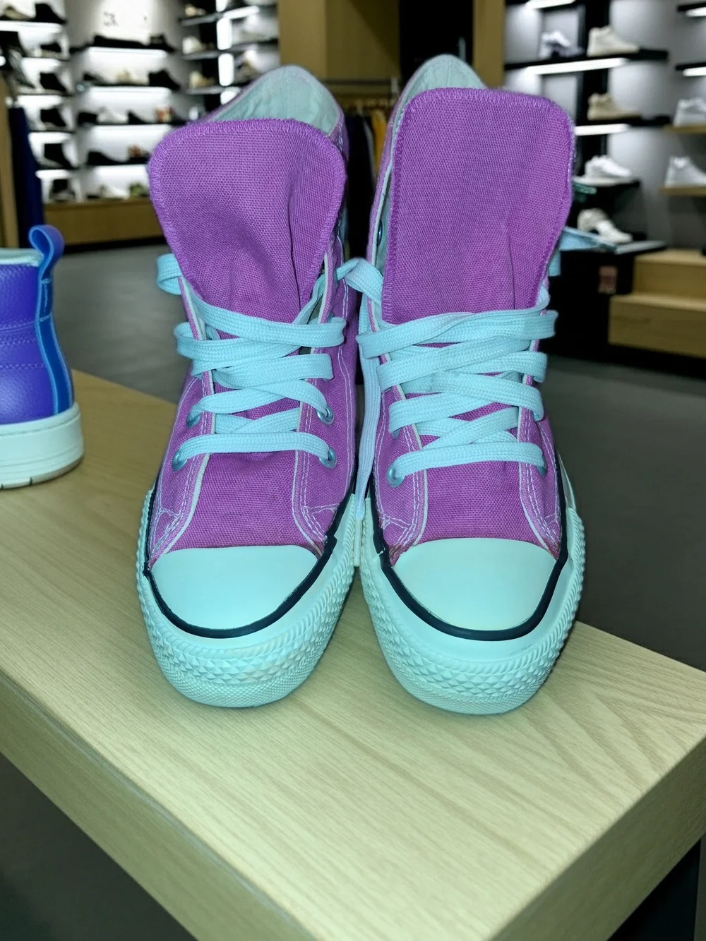 Converse Chuck Taylor All Star High Top Sneakers - Pink N White